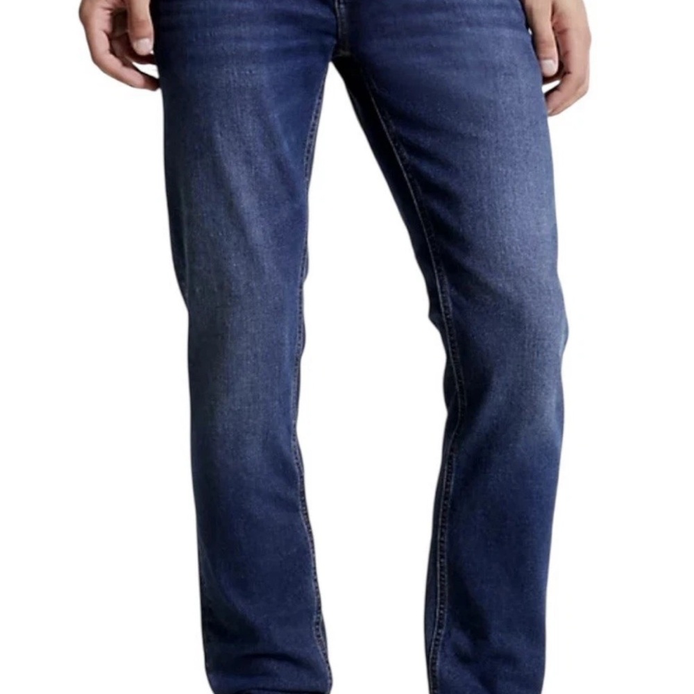 NWT Men’s Tommy Hilfiger blue jean Dark Blue Wash stretch Straight size 36/34